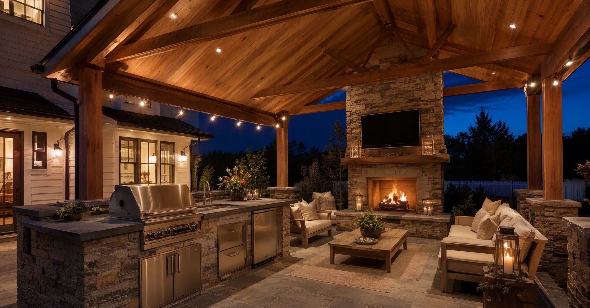 Anderson Township outdoor living room